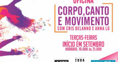 Imperdível: Oficina Corpo, Canto e Movimento, com Cris Delanno e Anna Lú